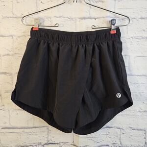 Nani Active Women's Black Running Shorts Size S 4" Inseam Elastic Waist